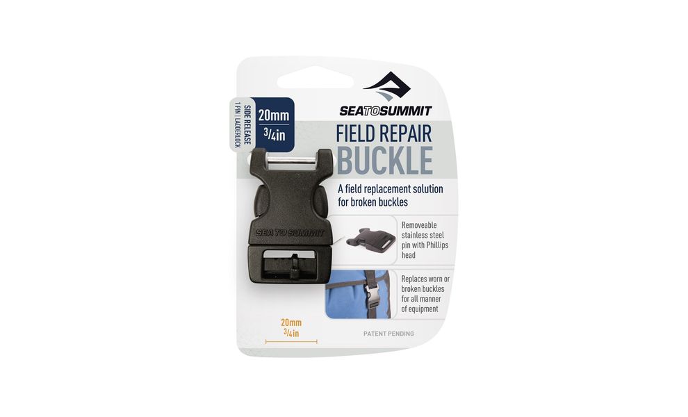 Пряжка Sea to Summit Field Repair Buckle (Side Release - 1 Pin), 20 мм, Тип: Side Release - 1 Pin, Ширина: 20, зображення 2