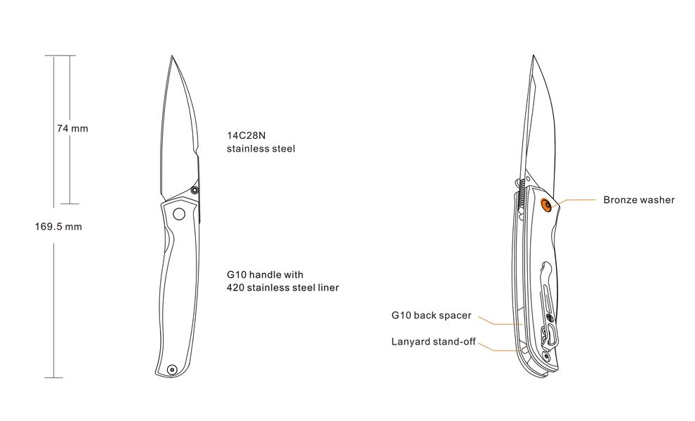 Ніж Ruike P661, зображення 5
