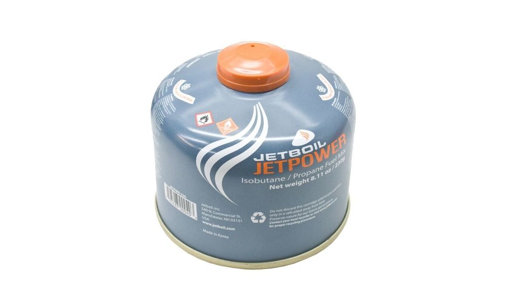 Туристичний газовий балон JetBoil Jetpower на 230 г (різьбовий), Об'єм: 230, зображення 2