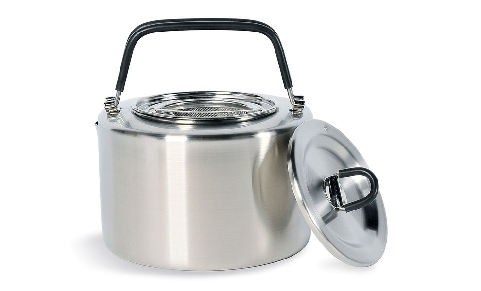 Туристичний чайник з заварником Tatonka Tea на 1,5 л, нержавіюча сталь, Об'єм: 1,5, зображення 2