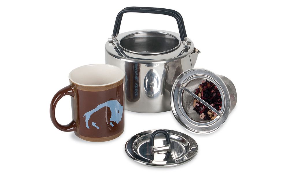Туристичний чайник з заварником Tatonka Tea на 1,5 л, нержавіюча сталь, Об'єм: 1,5, зображення 4
