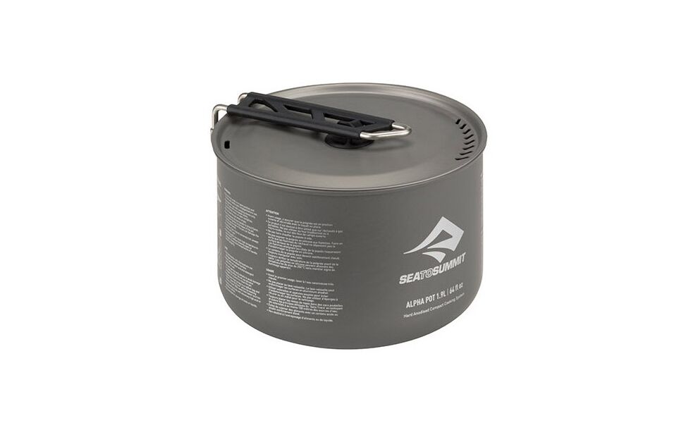 Туристична каструля Sea to Summit Alpha на 1,9 л, анодований алюміній, Об'єм: 1,9, зображення 2