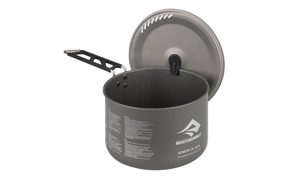 Туристична каструля Sea to Summit Alpha на 1,9 л, анодований алюміній, Об'єм: 1,9, зображення 3