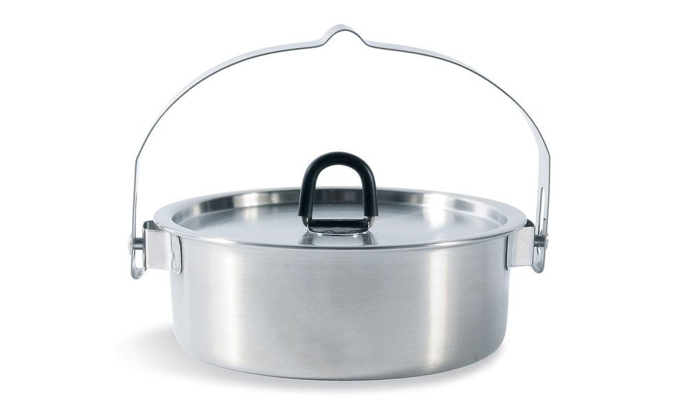 Туристичний набір сталевого посуду з чохлом Tatonka Camp Set - Regular: казанок, сковорода, миска, Тип комплекту: Regular, зображення 3