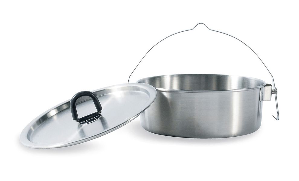 Туристичний набір сталевого посуду з чохлом Tatonka Camp Set - Regular: казанок, сковорода, миска, Тип комплекту: Regular, зображення 4