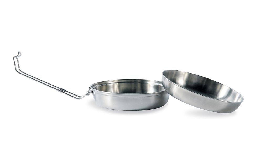 Туристичний набір сталевого посуду з чохлом Tatonka Camp Set - Regular: казанок, сковорода, миска, Тип комплекту: Regular, зображення 7