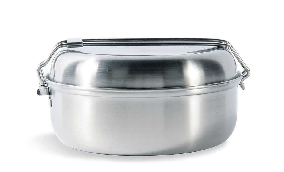 Туристичний набір сталевого посуду з чохлом Tatonka Camp Set - Large: казанок, сковорода, миска, Тип комплекту: Large, зображення 3