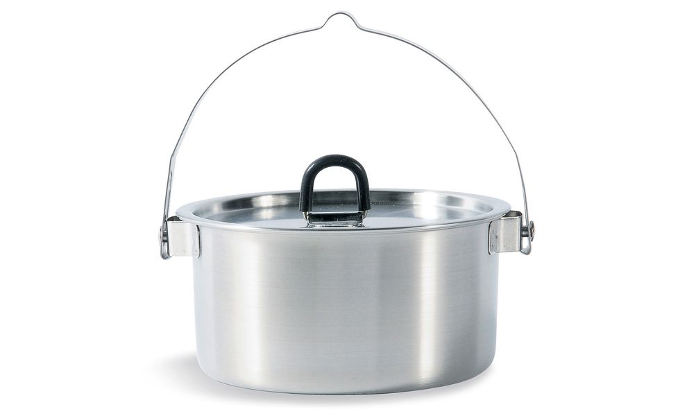 Туристичний набір сталевого посуду з чохлом Tatonka Camp Set - Large: казанок, сковорода, миска, Тип комплекту: Large, зображення 5