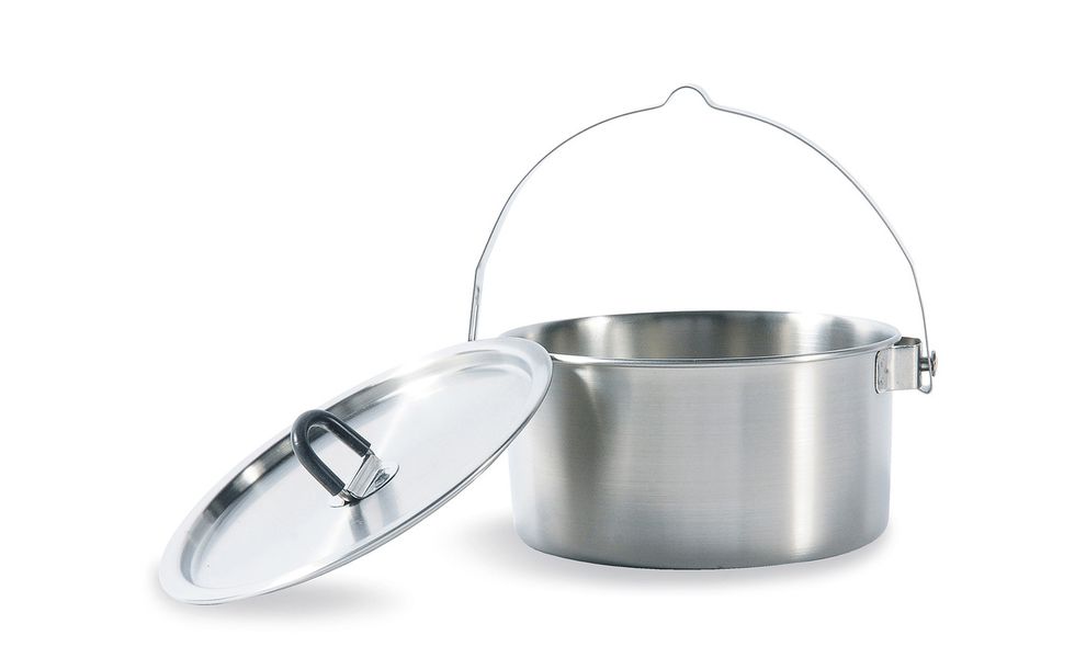 Туристичний набір сталевого посуду з чохлом Tatonka Camp Set - Large: казанок, сковорода, миска, Тип комплекту: Large, зображення 6