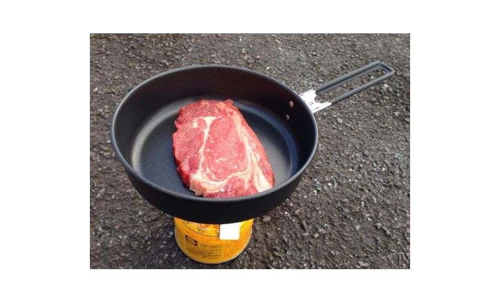 Туристична сковорода зі складною ручкою MSR Quick Skillet Ø19,7 см, анодований алюміній, зображення 2