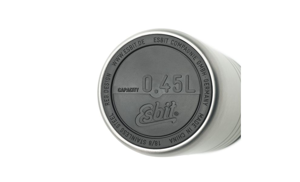 Термокружка для кави з поїлкою Esbit Majoris Flip-Top (Silver) на 450 мл, Об'єм: 450, Колір: Silver, зображення 4