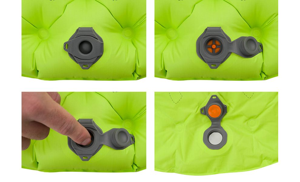 Надувний каремат Sea to Summit Comfort Light Insulated - Regular: з мішком-насосом, Товщина: 6,3, Тип розміру: Regular, Колір виробника: Green, зображення 7