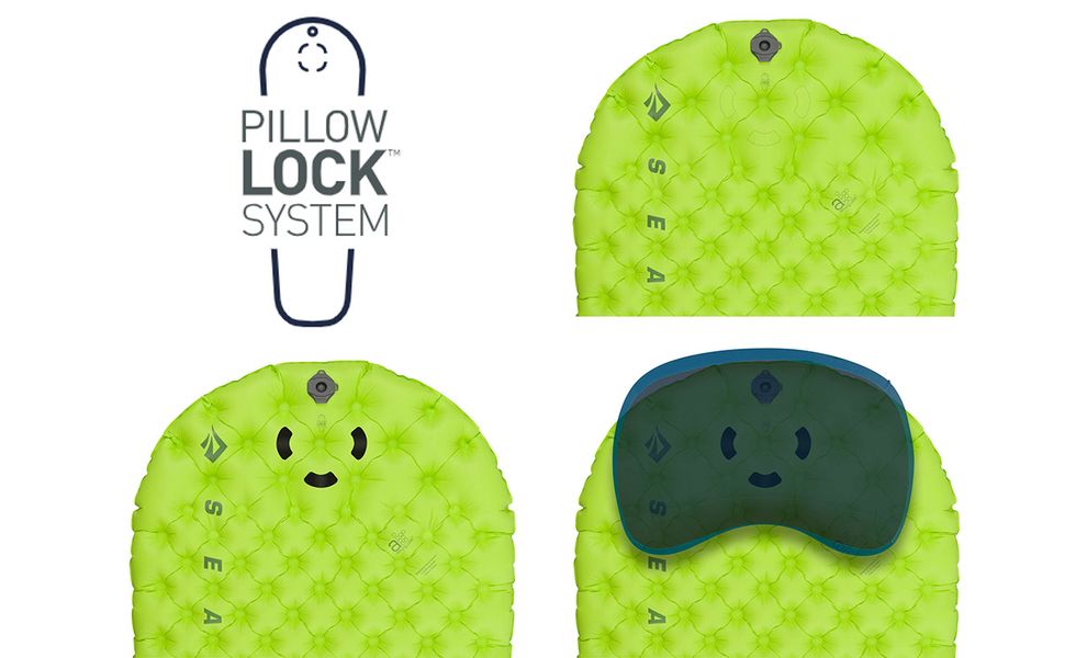 Надувний каремат Sea to Summit Comfort Light Insulated - Large: з мішком-насосом, Товщина: 6,3, Тип розміру: Large, Колір виробника: Green, зображення 8