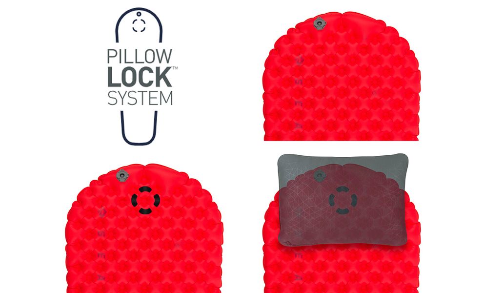 Надувний каремат Sea to Summit Comfort Plus Insulated - Regular: з мішком-насосом, Товщина: 6,3, Тип розміру: Regular, Колір виробника: Red, зображення 8