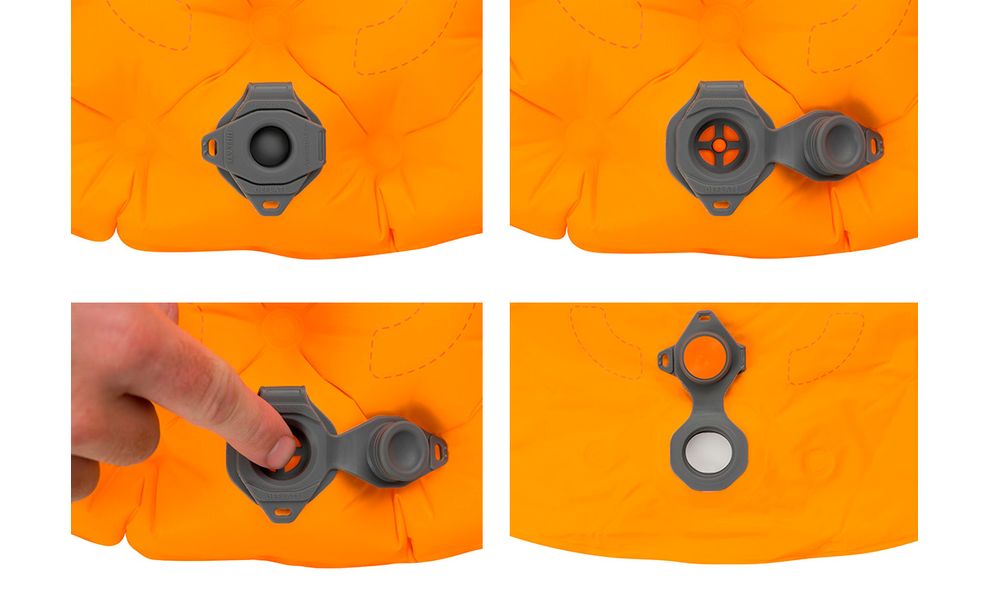 Надувний каремат Sea to Summit Ultra Light Insulated - Regular: з мішком-насосом, Товщина: 5, Тип розміру: Regular, Колір виробника: Orange, зображення 7