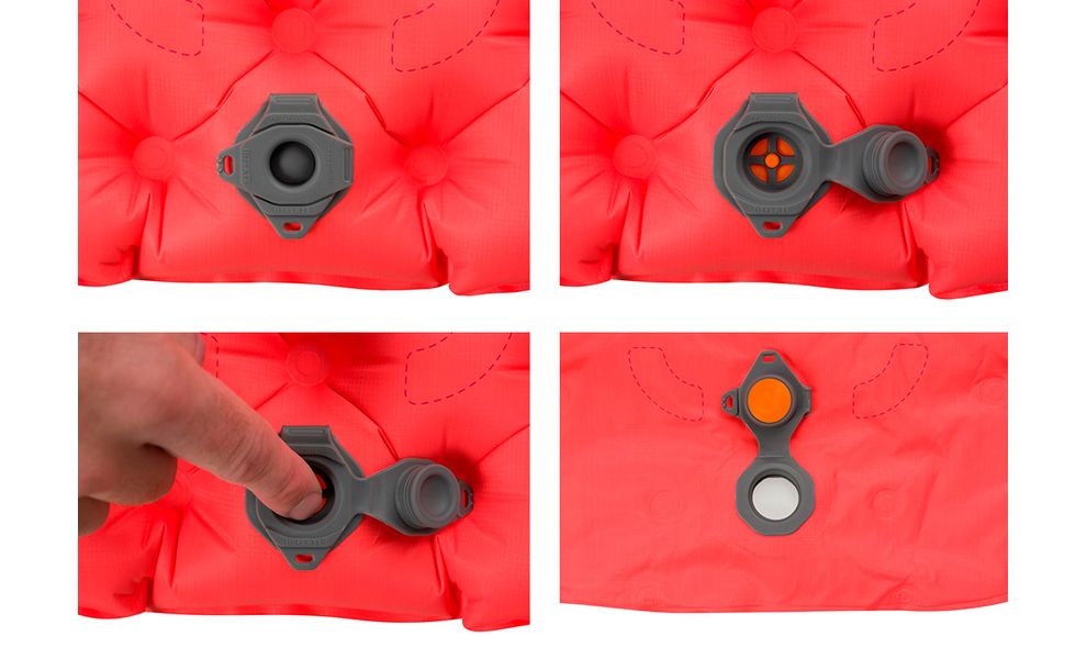 Надувний каремат Sea to Summit Ultra Light Insulated - Women's Regular: з мішком-насосом, Товщина: 5, Тип розміру: Women's Regular, Колір виробника: Coral, зображення 7