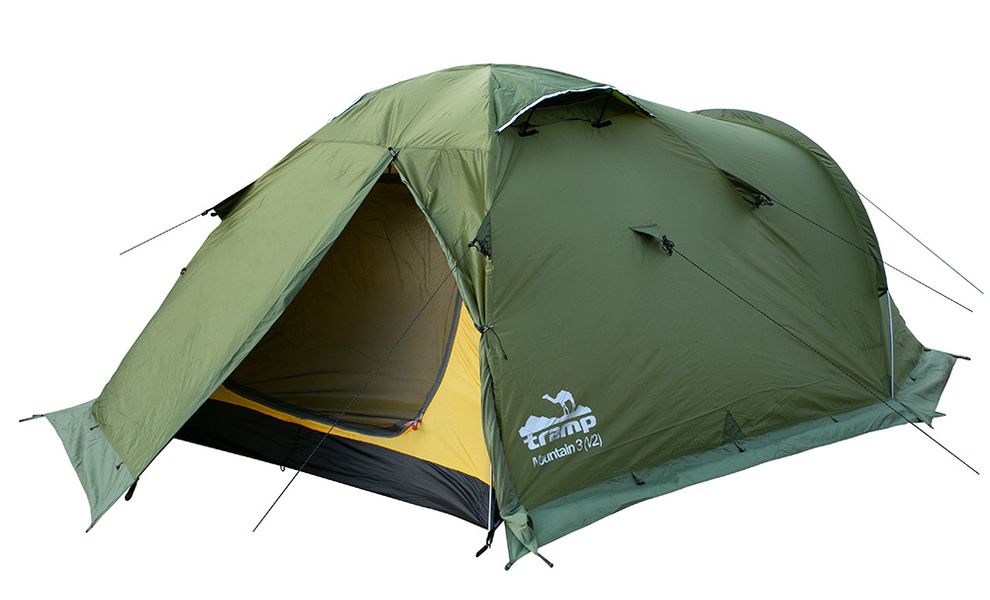 2-місний намет Tramp Mountain 2 V2 (Green): двошаровий, з тамбуром, Кількість місць: 2, Колір: Green, зображення 7