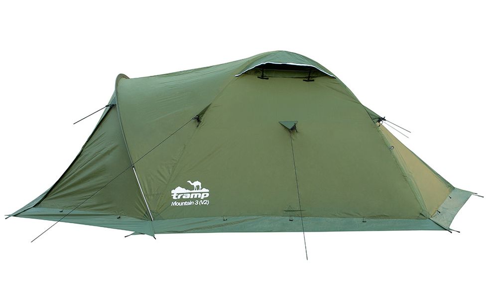 3-місний намет Tramp Mountain 3 V2 (Green): двошаровий, з тамбуром, Кількість місць: 3, Колір: Green, зображення 3