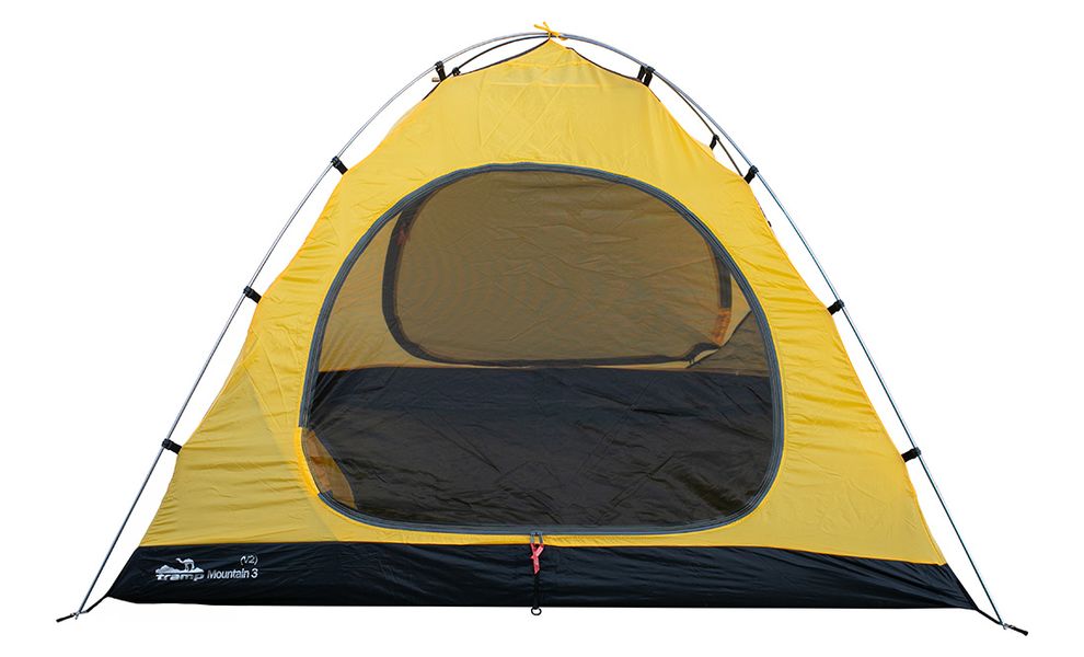 4-місний намет Tramp Mountain 4 V2 (Grey): двошаровий, з тамбуром, Кількість місць: 4, Колір: Grey/Red, зображення 8