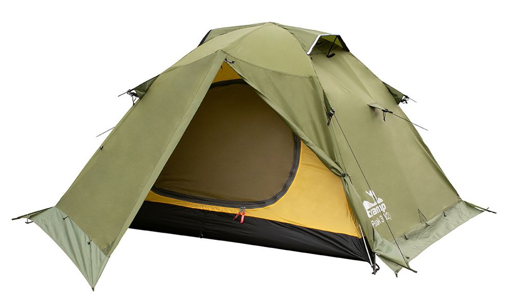 3-місний намет Tramp Peak 3 V2 (Green): двошаровий, Кількість місць: 3, Колір: Green, зображення 3