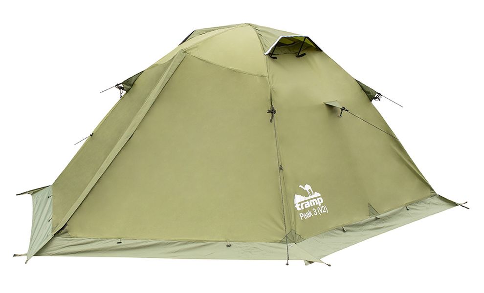 2-місний намет Tramp Peak 2 V2 (Green): двошаровий, Кількість місць: 2, Колір: Green, зображення 3