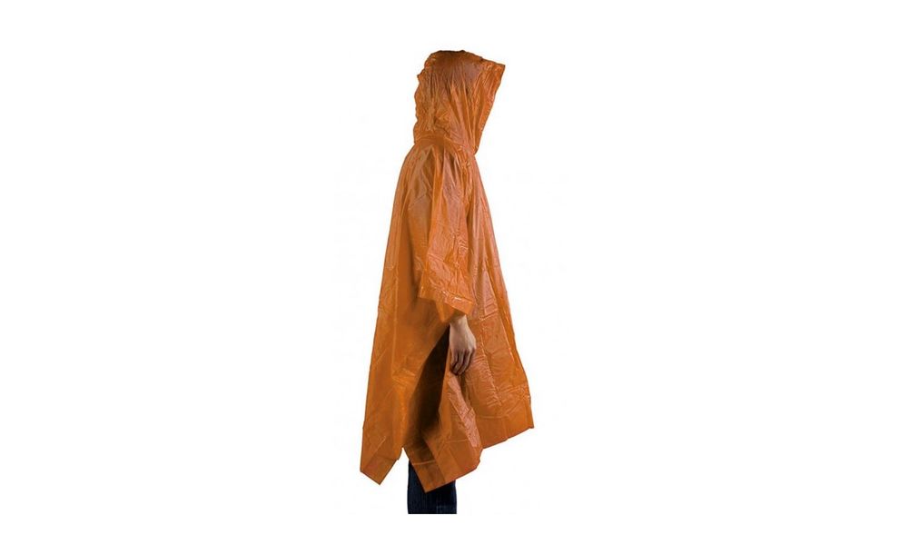 Дощовик-пончо AceCamp Vinyl Rain Poncho (Orange), Колір: Orange, зображення 2