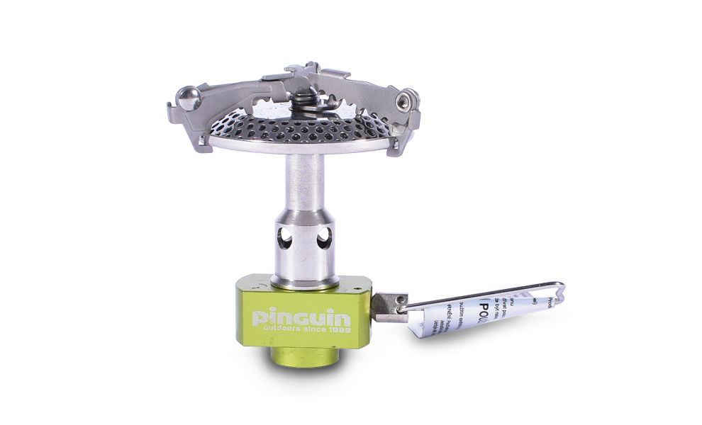 Туристичний газовий пальник-насадка з вітрозахистом Pinguin Surpass Steel під різьбовий балон, зображення 2