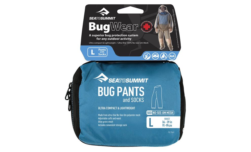 Москітні штани Sea to Summit Bug Pants, L, Розміри: обхват талії - 91-99, зображення 4