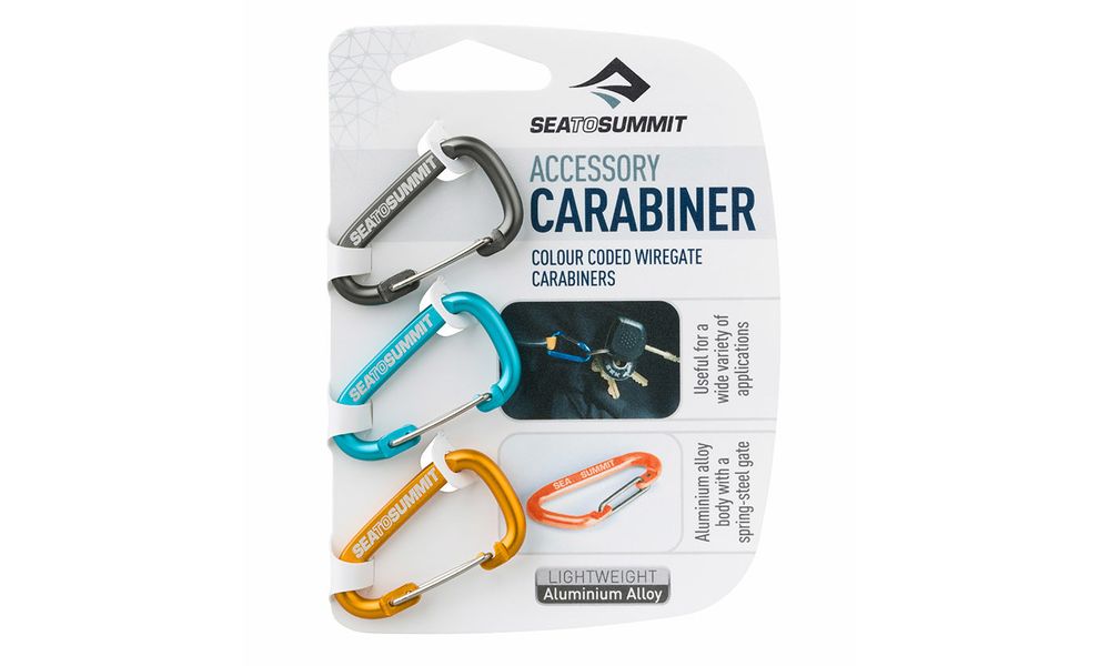 Набір карабінів Sea to Summit Accessory Carabiner, 3 шт., зображення 2