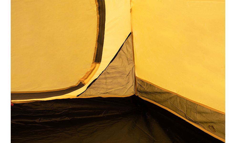 3-місний намет Tramp Cave 3 V2 (Green): двошаровий, з тамбуром, Кількість місць: 3, Колір: Green/Red, зображення 14