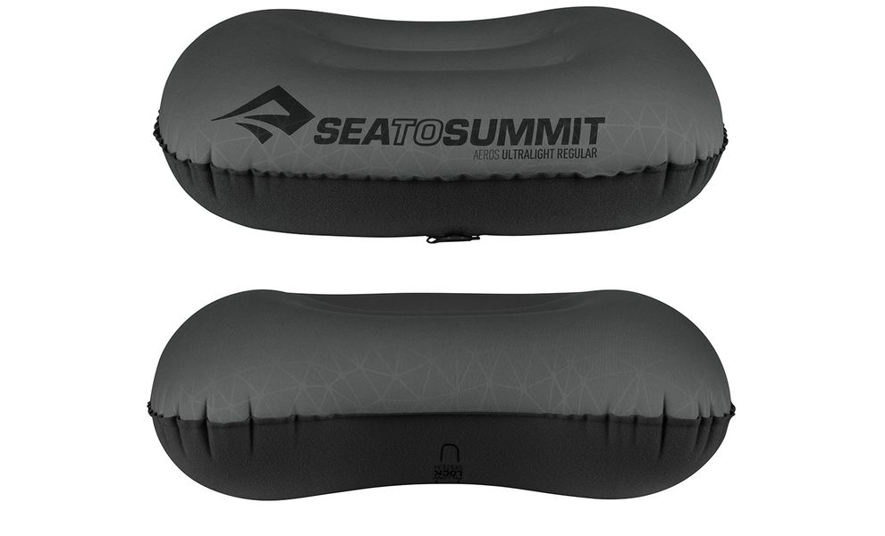 Туристична надувна подушка Sea to Summit Aeros Ultralight 2025 - Large (Grey), Тип розміру: Large, Колір виробника: Grey, зображення 3