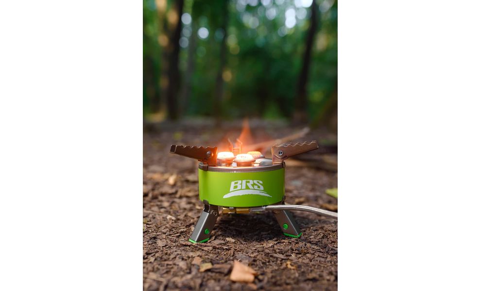 Туристичний газовий пальник зі шлангом BRS-73 Three Star під різьбовий балон, зображення 8