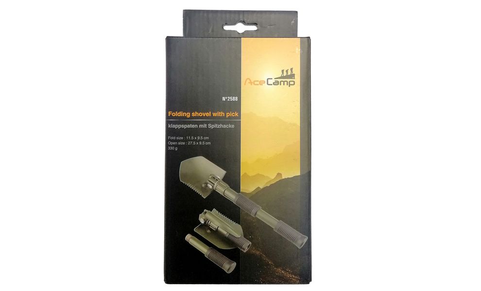 Лопата багатофункціональна AceCamp Folding Shovel, зображення 7