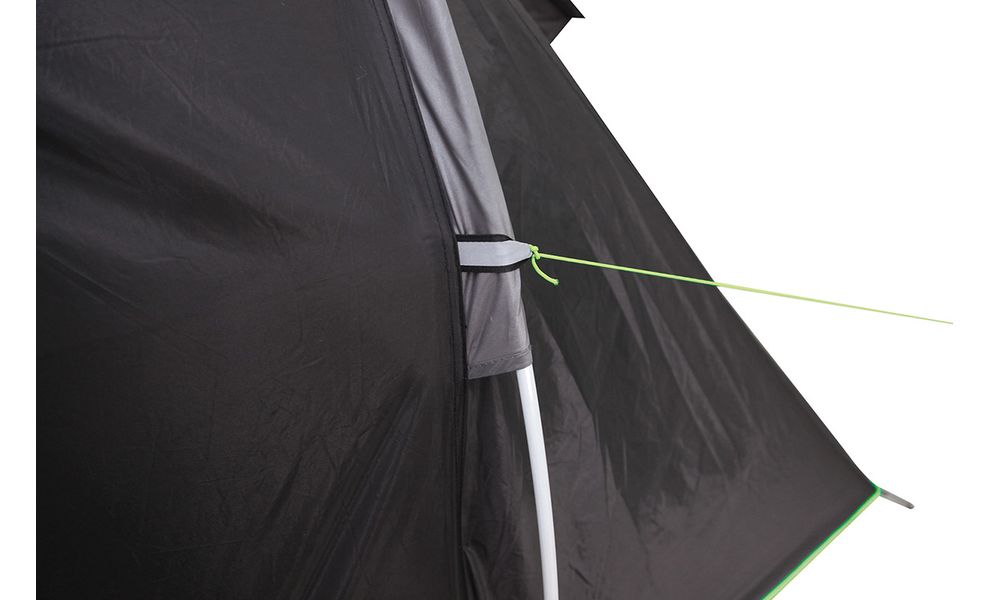 6-місний кемпінговий намет High Peak Tauris 6: на 2 спальні, Кількість місць: 6, Колір: Dark Grey/Green, зображення 6