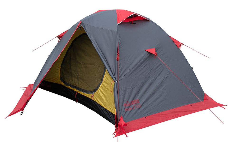 2-місний намет Tramp Peak 2 V2 (Grey): двошаровий, Кількість місць: 2, Колір: Grey/Red, зображення 7