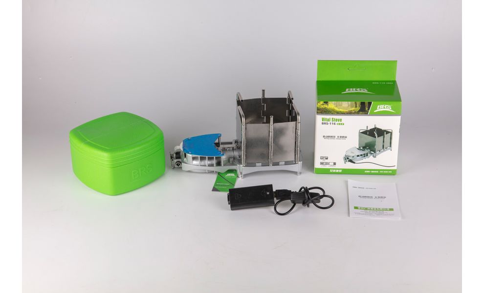 Туристична турбопічка на дровах BRS-116, зображення 4