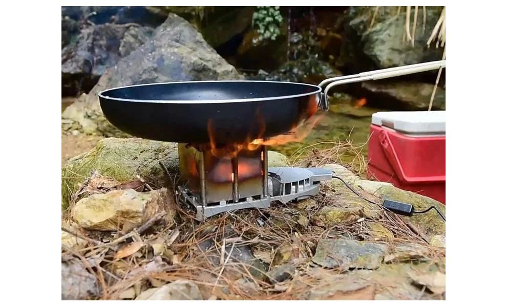 Туристична турбопічка на дровах BRS-116, зображення 9