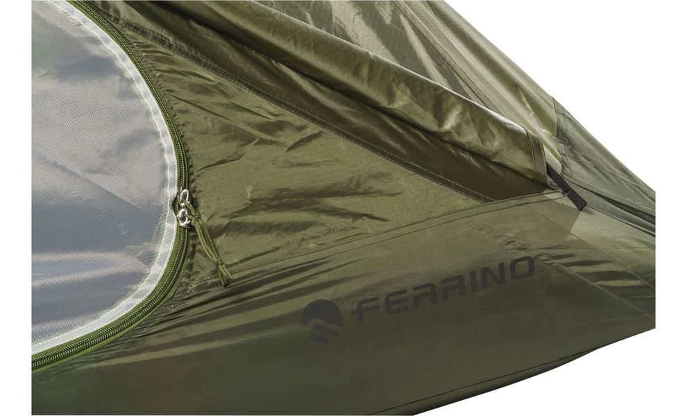 2-місний ультралегкий намет Ferrino Grit 2: одношаровий, Кількість місць: 2, Колір: Olive Green, зображення 7
