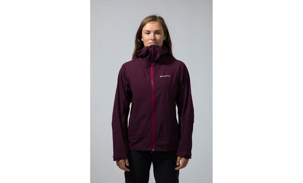 Штормівка жіноча Montane Pac Plus - FPPLJ (Saskatoon Berry), Колір виробника: Saskatoon Berry, Розмір: XS/EU 34, зображення 2