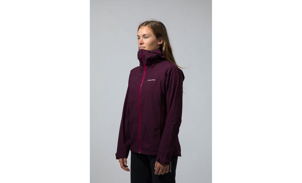 Штормівка жіноча Montane Pac Plus - FPPLJ (Saskatoon Berry), Колір виробника: Saskatoon Berry, Розмір: XS/EU 34, зображення 3
