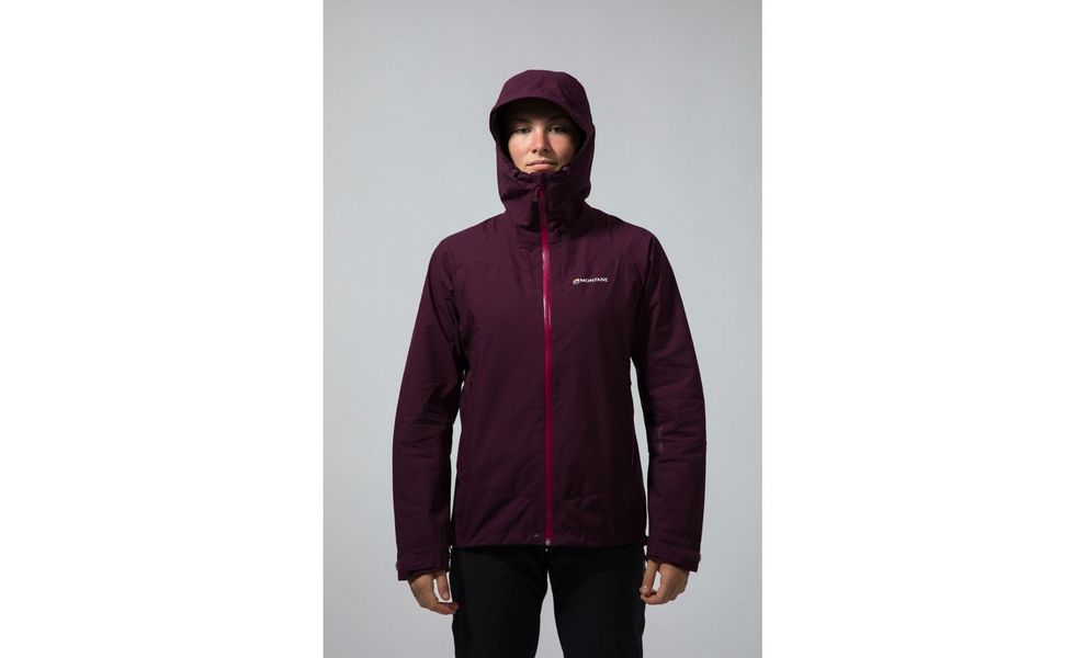 Штормівка жіноча Montane Pac Plus - FPPLJ (Saskatoon Berry), Колір виробника: Saskatoon Berry, Розмір: XS/EU 34, зображення 5
