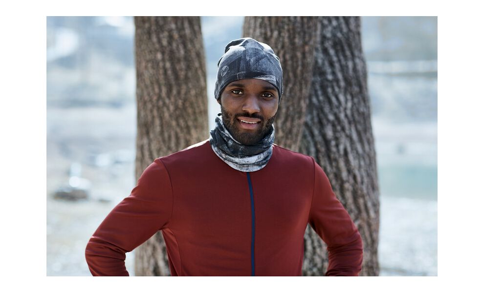 Мультишарф BUFF® Original EcoStretch (Geoline Grey), Колір виробника: Geoline Grey, зображення 4