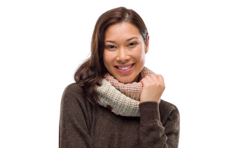 Снуд BUFF® Knitted & Fleece Olya (Cloud), Колір виробника: Cloud, зображення 2