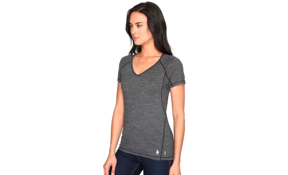 Термофутболка жіноча SmartWool PhD Ultra Light - 15142 (003/Charcoal), Колір виробника: Charcoal, Розмір виробника: M, зображення 2