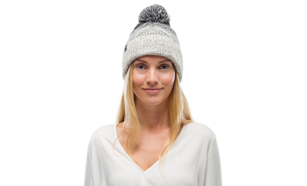 Шапка BUFF® Knitted & Fleece Masha (Grey), Колір: Grey, зображення 2