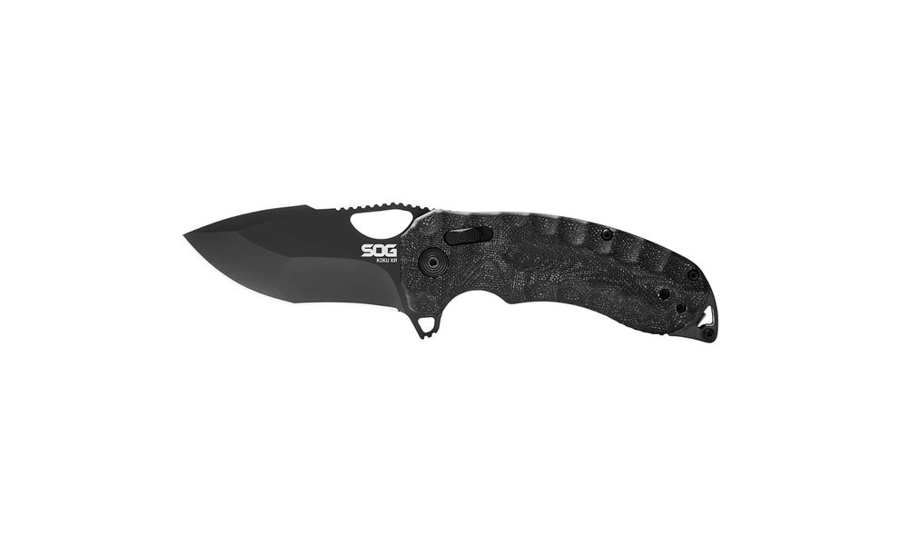 Ніж SOG Kiku XR (Black), Колір руків'я: Black, Колір леза: Black, зображення 4