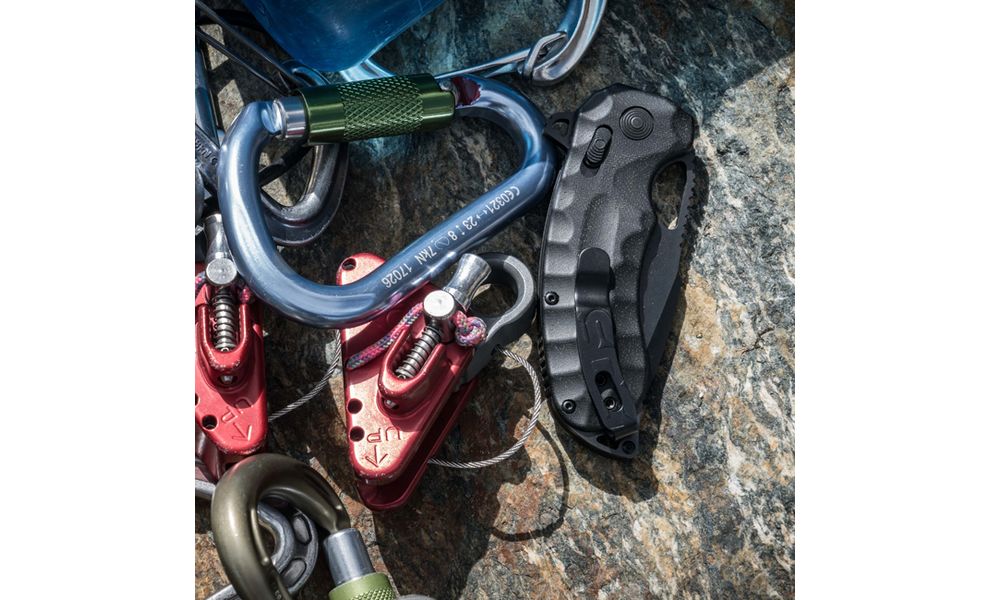 Ніж SOG Kiku XR (Black), Колір руків'я: Black, Колір леза: Black, зображення 11