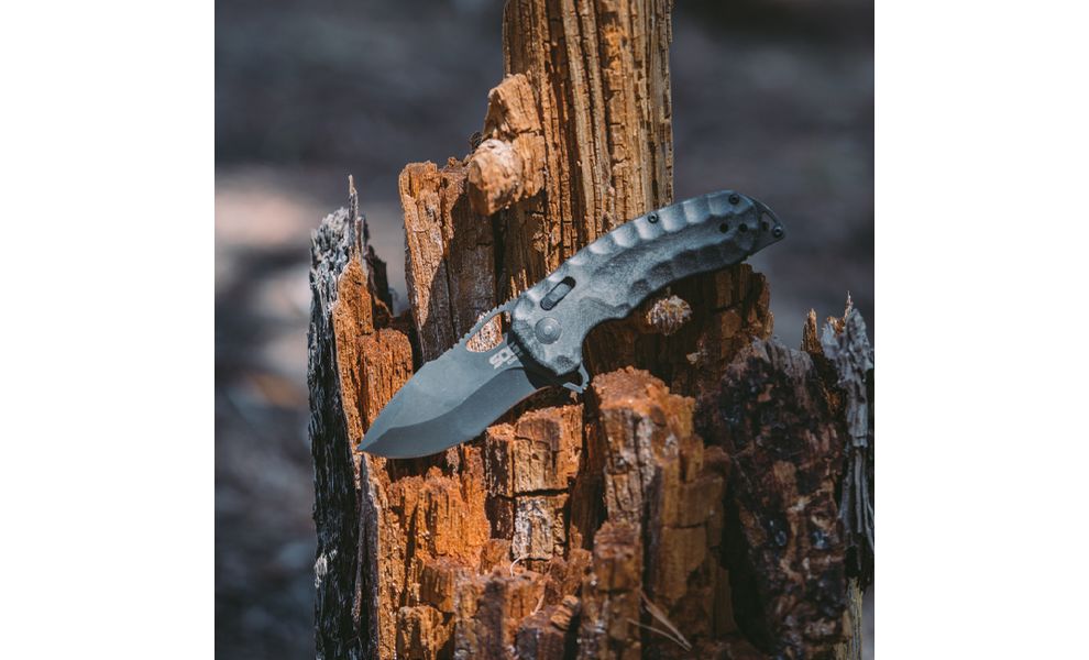 Ніж SOG Kiku XR (Black), Колір руків'я: Black, Колір леза: Black, зображення 12