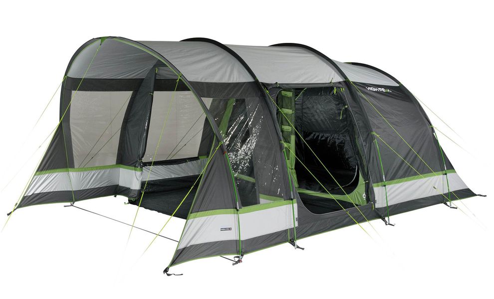 5-місний кемпінговий намет High Peak Garda 5.0, Кількість місць: 5, Колір: Light Grey/Dark Grey/Green, зображення 3