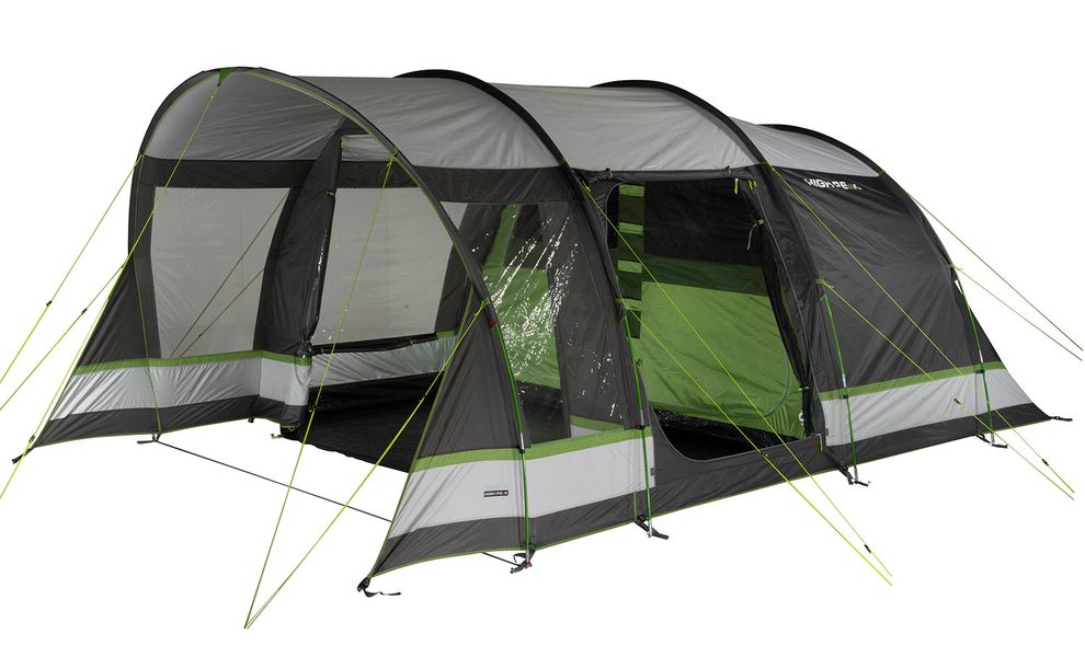 5-місний кемпінговий намет High Peak Garda 5.0, Кількість місць: 5, Колір: Light Grey/Dark Grey/Green, зображення 5